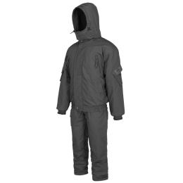 Komplet zimowy RipStop Czarny Bars kurtka + spodnie ogrodniczki Rip-Stop do -25°C