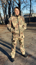 Komplet przejściowy BARS SoftShell MORO / MULTICAM kurtka + spodnie od -1°C do 15°C