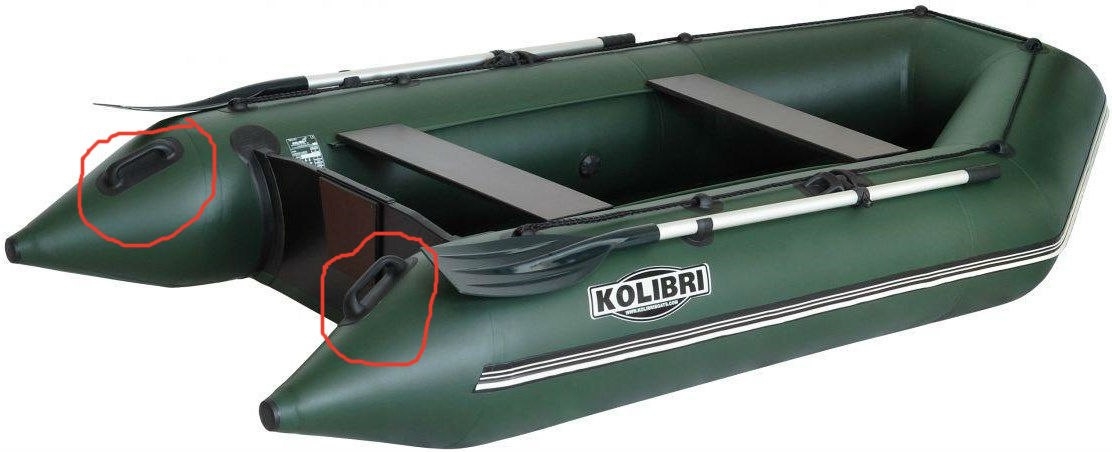 Inflatable boat handle / carrying handle Inflatable boat handle / carrying handle