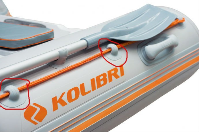 Rope handle for a inflatable boat KOLIBRI Rope handle for a inflatable boat KOLIBRI