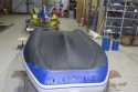 Black 60mm protection slat for inflatable boat