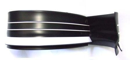 Fender strip 90mm black and white Fender strip 90mm black and white