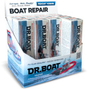 Klej DR.BOAT + Rolka kotwiczna duża dla pontonu lodzi RIB knaga
