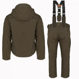 Spring and Autumn set BARS A DEWSPO OLIVE: jacket + pants, waterproof breathable , -1° C to 15° C
