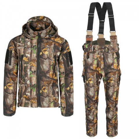 Spring and Autumn set BARS DEWSPO A GREEN OAK: jacket + pants, waterproof breathable , -1° C to 15° C