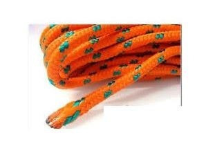 Lina kotwicy pomarańczowa łódzi pontonu mocna 6 mm 12 m Lina kotwicy pomarańczowa łódzi pontonu mocna 6 mm 12 m
