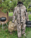 Komplet przejściowy BARS SoftShell MORO / MULTICAM kurtka + spodnie od -1°C do 15°C