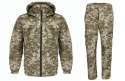 Spring and Autumn set BARS Softshell PIXEL ECO: jacket + pants, waterproof breathable , -1° C to 15° C