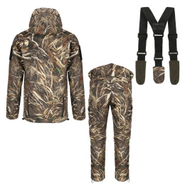Spring and Autumn set BARS WOLF IN THE REED: jacket + pants, waterproof breathable , -1° C to 15° C