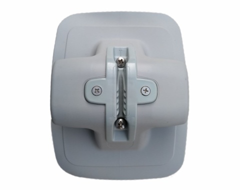 Rolka kotwiczna duża dla pontonu lodzi RIB knaga Szara