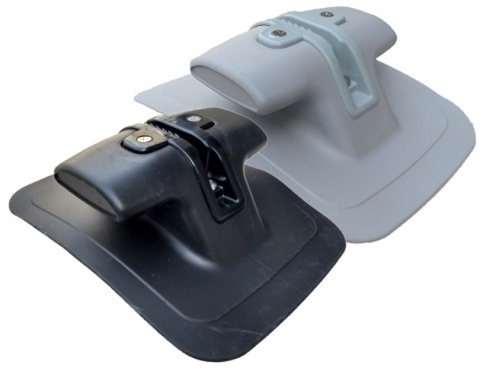 Rolka kotwiczna duża dla pontonu lodzi RIB knaga Szara