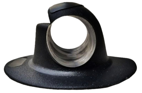 A holder for attaching a paddle to a inflatable boat A holder for attaching a paddle to a inflatable boat