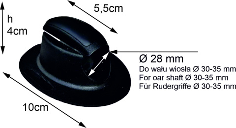 A holder for attaching a paddle to a inflatable boat A holder for attaching a paddle to a inflatable boat