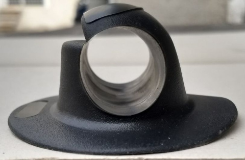 A holder for attaching a paddle to a inflatable boat A holder for attaching a paddle to a inflatable boat