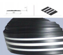 10m Black 60mm protection slat for inflatable boat