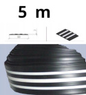 10m Black Protective Strip 60mm For Inflatable Boat + Professional Glue 330 G Can