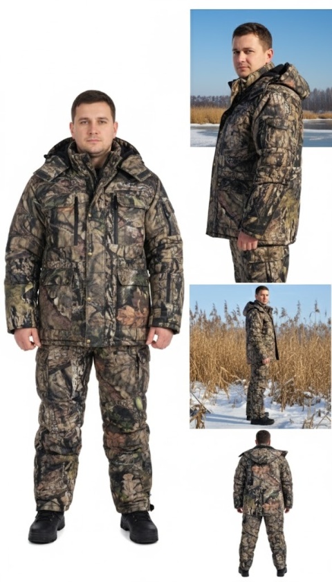 Komplet zimowy kurtka+ogrodniczki SIŁA LASU RUMPOL