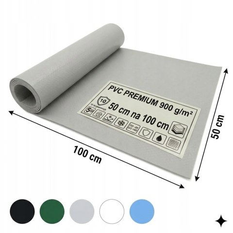 DUŻA Łata PCV wybor koloru 50x100cm naprawa PLANDEKA PONTON BASEN NAMIOT
