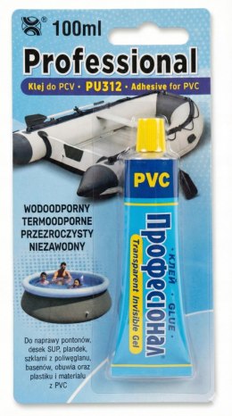 KLEJ PU-312 100ml+5szt DUZE ŁATY 10cmx20cm ZESTAW do NAPRAWY PONTON BASEN