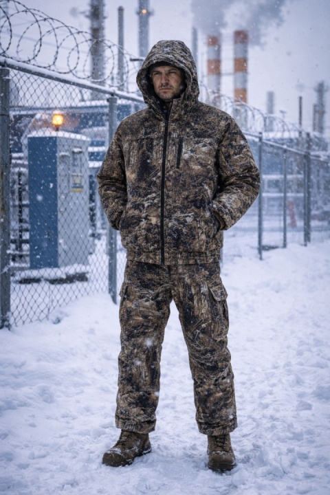 Komplet zimowy BARS SNAJPER kurtka + spodnie ogrodniczki MEMBRANA do -25°C