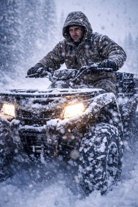 Komplet zimowy BARS SNAJPER kurtka + spodnie ogrodniczki MEMBRANA do -25°C