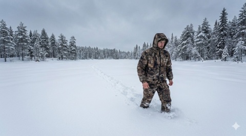 Komplet zimowy BARS SNAJPER kurtka + spodnie ogrodniczki MEMBRANA do -25°C
