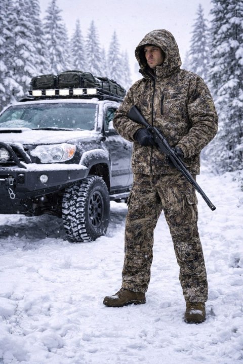 Komplet zimowy myśliwski BARS SNAJPER Wodoodporny na QUAD do-25C,r. L-6XL