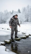 Komplet zimowy myśliwski wędkarski kurtka+ogrodniczki SILA LASU RUMPOL48-56
