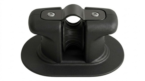 Rolka kotwiczna przegub liny z kabłąkiem do pontonu lub łodzi Czarny