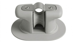 Rolka kotwiczna przegub liny z kabłąkiem do pontonu lub łodzi Czarny