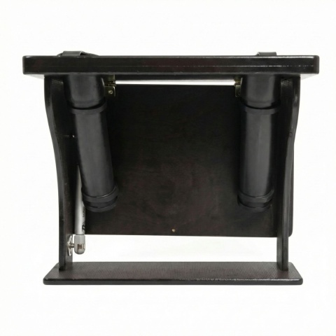 Stolik składany do pontonu z uchwytem na 2 wędki