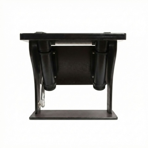 Stolik składany do pontonu z uchwytem na 2 wędki