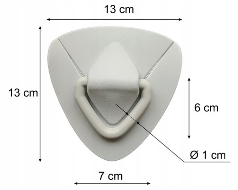 Uchwyt transportowy/Holowniczy do Pontonu Przyklejany typu Delta