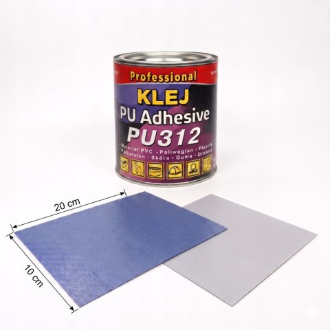 Klej Professional PU-312 do pontonu basenu plandeki SUP PVC 600g + 2 LATY