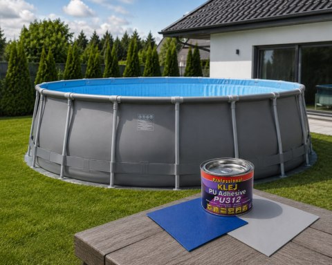 Klej Professional do pontonu BASENU deski SUP plandeki PU-312 PVC 330g BUTY