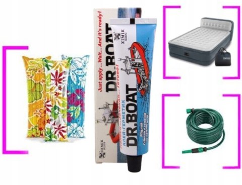 Klej do naprawy Pontonu BASENU DESEK SUP PŁYNNA ŁATA PVC 2w1.Kleje pod wodą