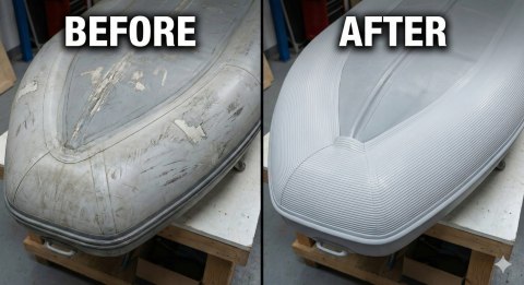 Listwa ochronna PVC SZARA 100 mm do pontonu SUP kajaku elastyczna mocna