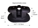 Anchor Roller, Rope Joint With Cable For Pontoon Or Boat Black