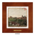 Unikatowy obraz ceramiczny w drewnianej ramie - Polska w dawnych latach