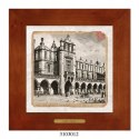 Unikatowy obraz ceramiczny w drewnianej ramie - Polska w dawnych latach