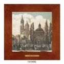 Unikatowy obraz ceramiczny w drewnianej ramie - Polska w dawnych latach