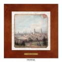 Unikatowy obraz ceramiczny w drewnianej ramie - Polska w dawnych latach