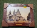 Unikatowy obraz ceramiczny w drewnianej ramie - Polska w dawnych latach