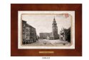 Unikatowy obraz ceramiczny w drewnianej ramie - Polska w dawnych latach