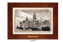 Unikatowy obraz ceramiczny w drewnianej ramie - Polska w dawnych latach