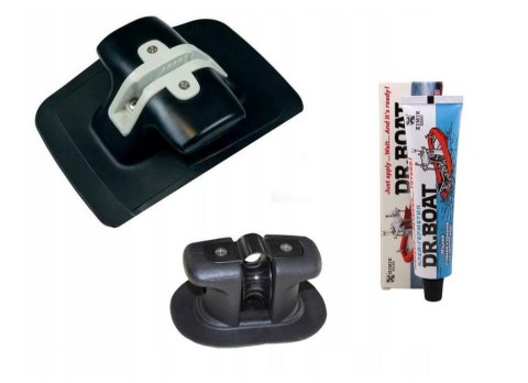 Zestaw cumowniczy do pontonu KNAGA zaciskowa + ROLKA + KLEJ GRATIS!