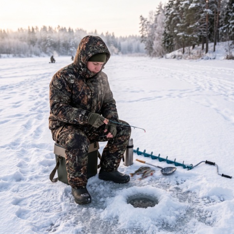 Komplet zimowy BARS LAS SOSNOWY Wodoodporny na QUAD -25°C r. L