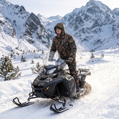 Komplet zimowy BARS LAS SOSNOWY Wodoodporny na QUAD -25°C r. L