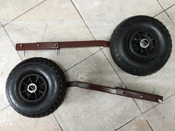 BARS transport wheels for pontoon boats BARS transport wheels for pontoon boats