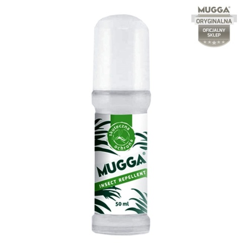 Mugga mleczko Roll-on 20% DEET na komary i kleszcze 50ml Mugga mleczko Roll-on 20% DEET na komary i kleszcze 50ml
